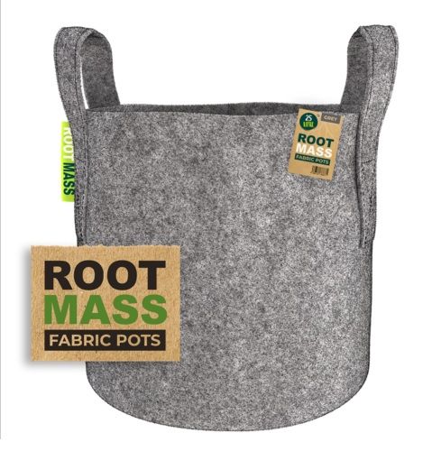 Root Mass - Round Fabric Pot
